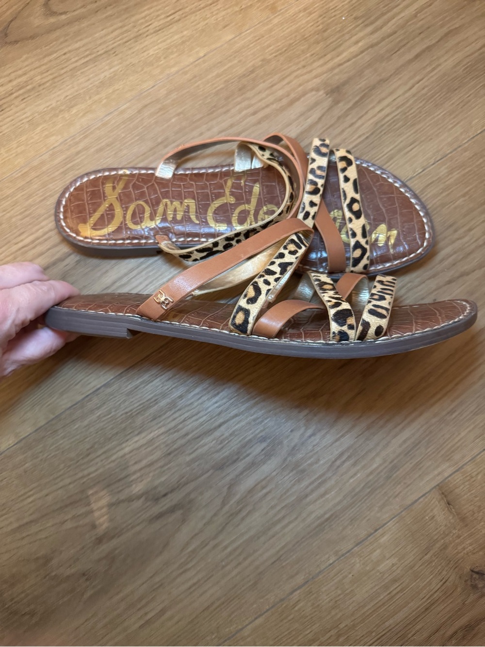 New Sam Edelman cheetah print sandals - Picture 2 of 6